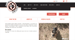 Desktop Screenshot of animalaware.org